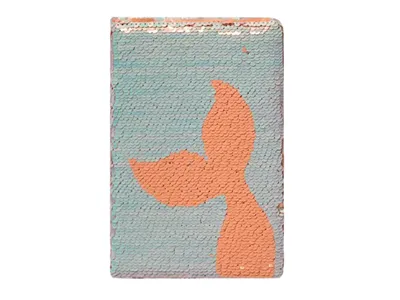 Полосатый блокнот ручной работы А5 с пайетками в магазине «Romantic  notebook ♥» на Ламбада-маркете