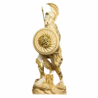 Ares Mars God of War Zeus Son Roman Statue Alabaster Gold Tone 14.56inch |  eBay