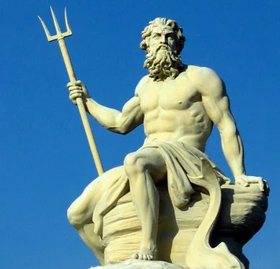 Нептун Бог Моря Мультяшная Иллюстрация — стоковая векторная графика и  другие изображения на тему Без людей - Без людей, Бог, Вода - iStock