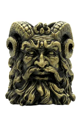 Симпатичный Черный Бородатый Улыбающийся Греческий Бог Пан — стоковая  векторная графика и другие изображения на тему Сатир - iStock