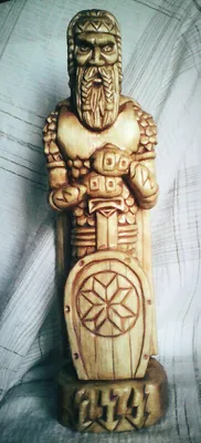 Славянский защитный оберег бог Перун уц 11см керамика - купить с доставкой  по выгодным ценам в интернет-магазине OZON (459976608)