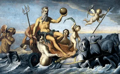 Обои на рабочий стол Посейдон (Нептун) - Бог морей и океанов из греческой  мифологии, обои для рабочего стола, скачать обои, обои бесплатно