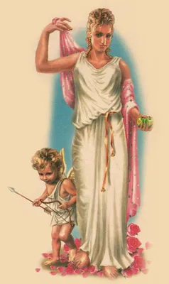 Картинка Боги древней Греции распечатать на листе A4 для девочек |  RaskraskA4.ru