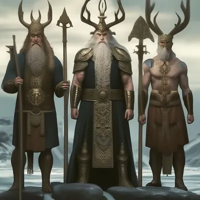 Скандинавские боги в образе людей» — создано в Шедевруме