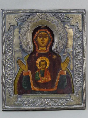 Икона Пресвятой Богородицы Азъ Есмь с Вами (16Х13, на дереве) - купить в  магазине Благозвонница