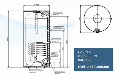 Бойлер косвенного нагрева Protherm WH B 60Z(настенный) - купить в Казани |  Интернет-магазин «ТеплоФреш»