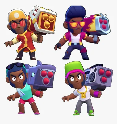 Все банды бойцов в Бравле #brawlstars #бравлстарс | TikTok