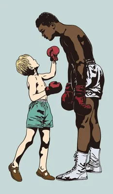 Простой Цветной Рисунок Мужчины Бокс — стоковая векторная графика и другие  изображения на тему Бокс - спорт - Бокс - спорт, Векторная графика,  Взрослый - iStock
