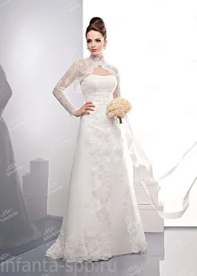 свадебное платье с болеро | свадебное платье tobebride