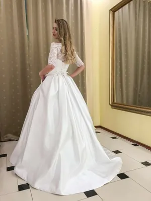 Свадебное платье Беатриса с кружевным болеро