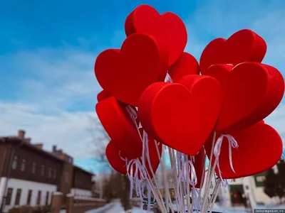 Праздничная Открытка Большие Сердечки Из Бумаги На Розовом Фоне День Святого  Валентина К 14 Февраля В Портфолио Будет Больше Изображений — стоковые  фотографии и другие картинки Баннер - знак - iStock