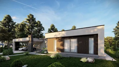 Одноэтажные дома 120-130 м2 - четыре популярных проекта 2023. | Инваполис -  проекты рациональных домов | Дзен