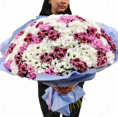 Букет из роз и хризантем в пастельных тонах – Цвет`ок – дорогая цветочная  лавка