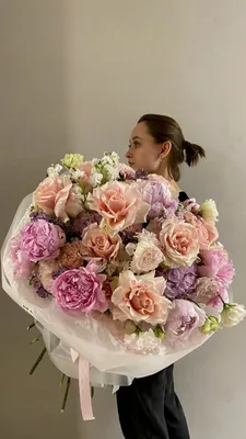 Купить Большой букет из кустовых роз model №104 в Новосибирске