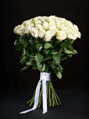 Купить букет большой роз с доставкой ✿ Оптовая цветочная компания Спутник