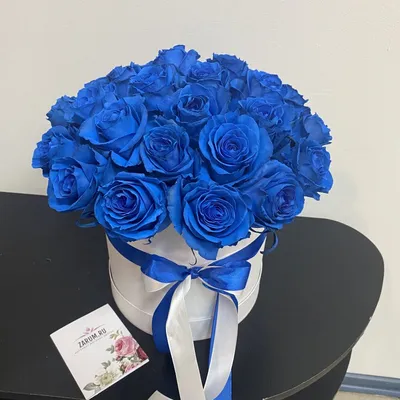 Синяя роза поштучно «BuketOnline»