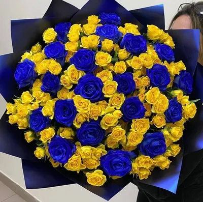 Купить букет цветов жёлтые розы в интернет магазине Модный букет с  доставкой по Москве