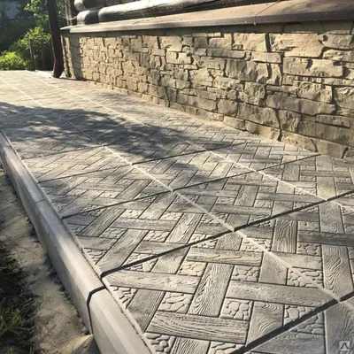 Тротуарная плитка Брусчатка «Серая» 40 мм
