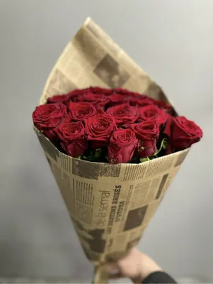 Красивый букет из 47 красных роз | Красные розы, Розы, Букет