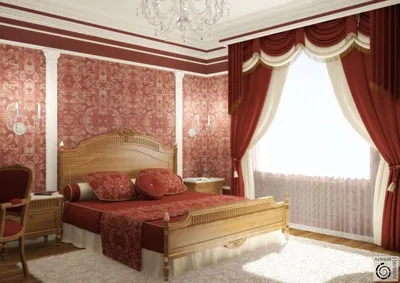 Красные шторы в интерьере гостиной с диваном: с каким цветом сочетается  красный занавес - 32 фото