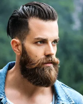 Борода и прическа (45 лучших фото)