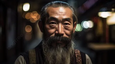 старый азиат с бородатым лицом, борода лицо, Hd фотография фото фон  картинки и Фото для бесплатной загрузки