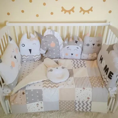 Бортики подушки в детскую кроватку - Teepee – купить в Киеве и Украине |  цены и отзывы
