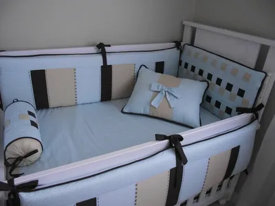 Бампер на кроватку в виде подушек-сов | Детская кроватка, Детские подушки,  Постельное белье для детских кроваток