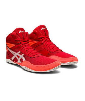 Борцовки Asics Matflex 6 GS Classic Red/Flash Coral 1084A007-601 ДЕТСКИЕ в  красном цвете.