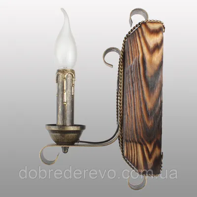 Бра деревянный 1 свеча, бра под старину (ID#1611578062), цена: 350 ₴,  купить на Prom.ua