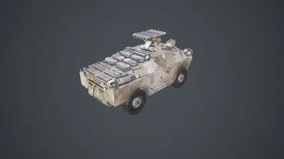 BRDM-3 Rocket Launcher 3D Model $10 - .fbx - Free3D