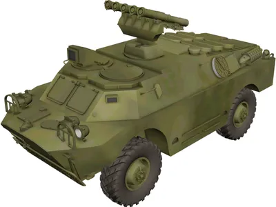 BRDM-3 3D Model - 3DCADBrowser