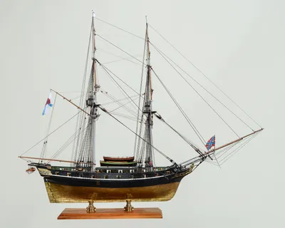 Купить модель корабля Бриг Меркурий 1820 - Бесплатная доставка