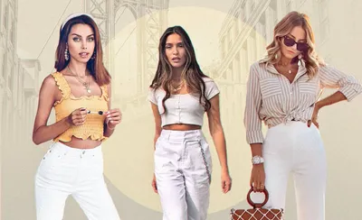 С чем носить белые брюки летом 2020, чтобы выглядеть круто: учимся на  примере модных блогеров | World Fashion Channel