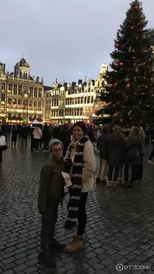 Young Beautiful Woman Holding A Traditional Belgian Waffle On The  Background Of The Great Market Square In Brussels, Belgium Фотография,  картинки, изображения и сток-фотография без роялти. Image 123666912