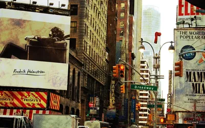 Бродвей Нью Йорке Манхэттен – Стоковое редакционное фото © nycruss  #440771502