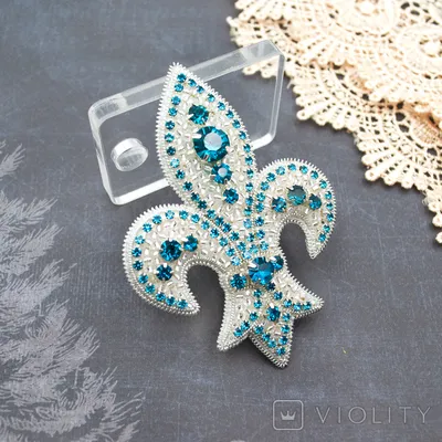 Брошь королевская лилия, геральдика, запечённая эмаль, fleur de lis — цена  210 грн в каталоге Броши ✓ Купить женские вещи по доступной цене на Шафе |  Украина #141894939