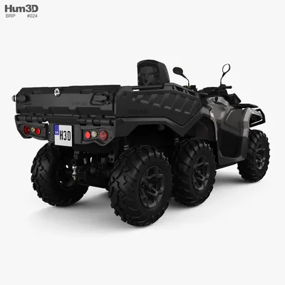 Can-Am BRP Outlander 500 ATV. Bombardier Recreational Products. Isolated  with clipping path on white background Stock Photo - Alamy