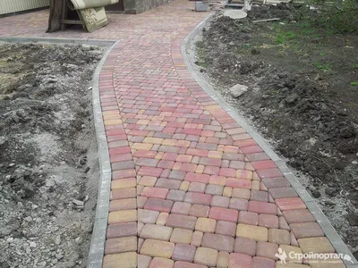 Тротуарная плитка Классико фактура листопад, 1КО.4 Листопад Арктика в  Казани - цена 17,70 руб. | ООО «Кирпичная Компания»