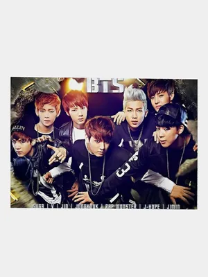 Плакат \"БТС, у стены с логотипами, Bangtan Boys, BTS\", 40×60см  (ID#872898983), цена: 190 ₴, купить на Prom.ua