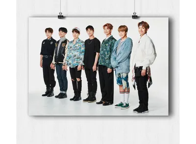 Постер плакат BTS Bangtan Boys 42х29 см А3 (poster_0021) (ID#1293262282),  цена: 160 ₴, купить на Prom.ua