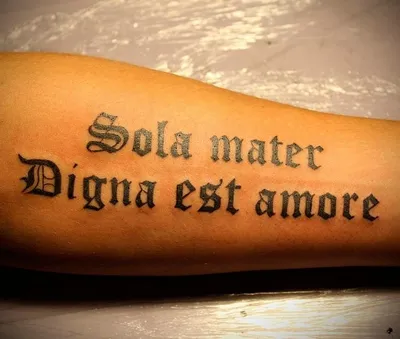 Тату на латыни с переводом: 100+ надписей и фото татуировок