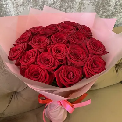 Букет из 19 красных роз (50 см ) за 4121р. Позиция № 2859
