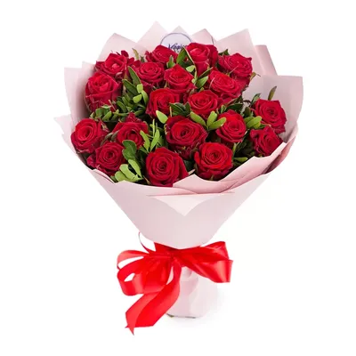 Букет \"От Души\" 19 роз заказать в интернет-магазине Роз-Маркет в Краснодаре  по цене 3 600 руб.