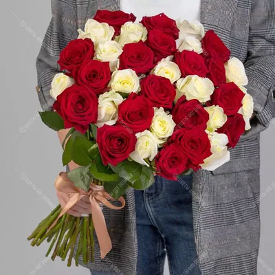 Букет из 29 красных роз (50 см) за 3890р. Позиция № 1240