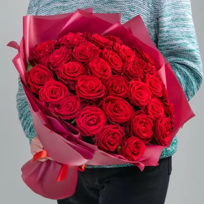 Букет из 51 розовой розы 50 см (Z1020) | Give Flowers