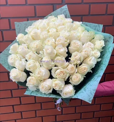 Букет 55 роз Кения 40 см в крафте красные купить в Новосибирске | «Первый  цветочный Новосибирск»