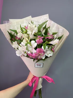 Букет из Альстромерия микс, 15 шт. купить с доставкой | Flowers Valley