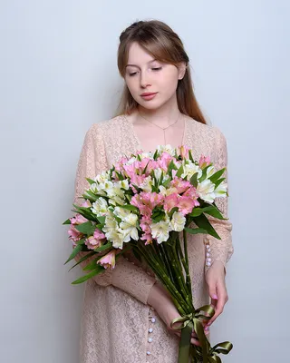 Букет из альстромерий (15 штук) - Доставка свежих цветов в Шарыпово