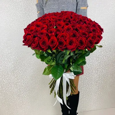 Букет из 101 розы 40 см фото фотографии